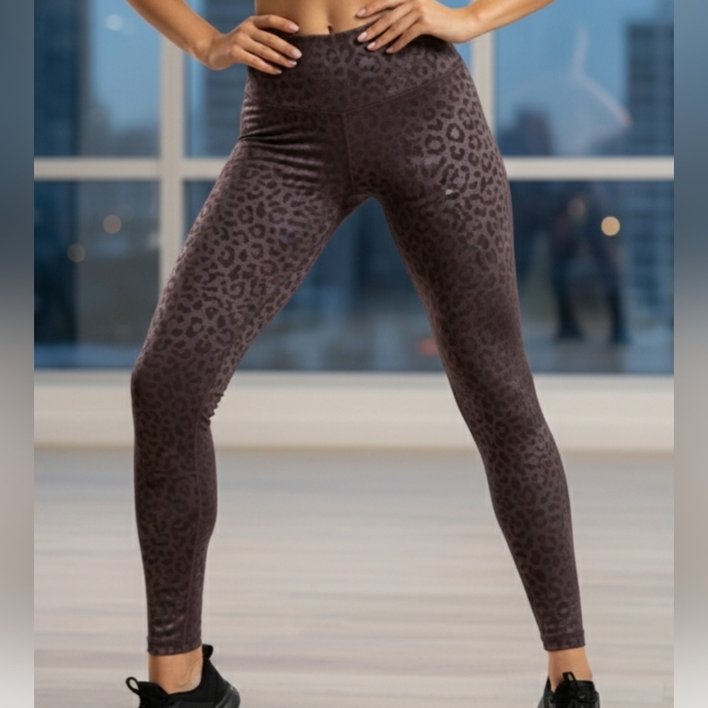 ZYIA Brown Patterned Leggings